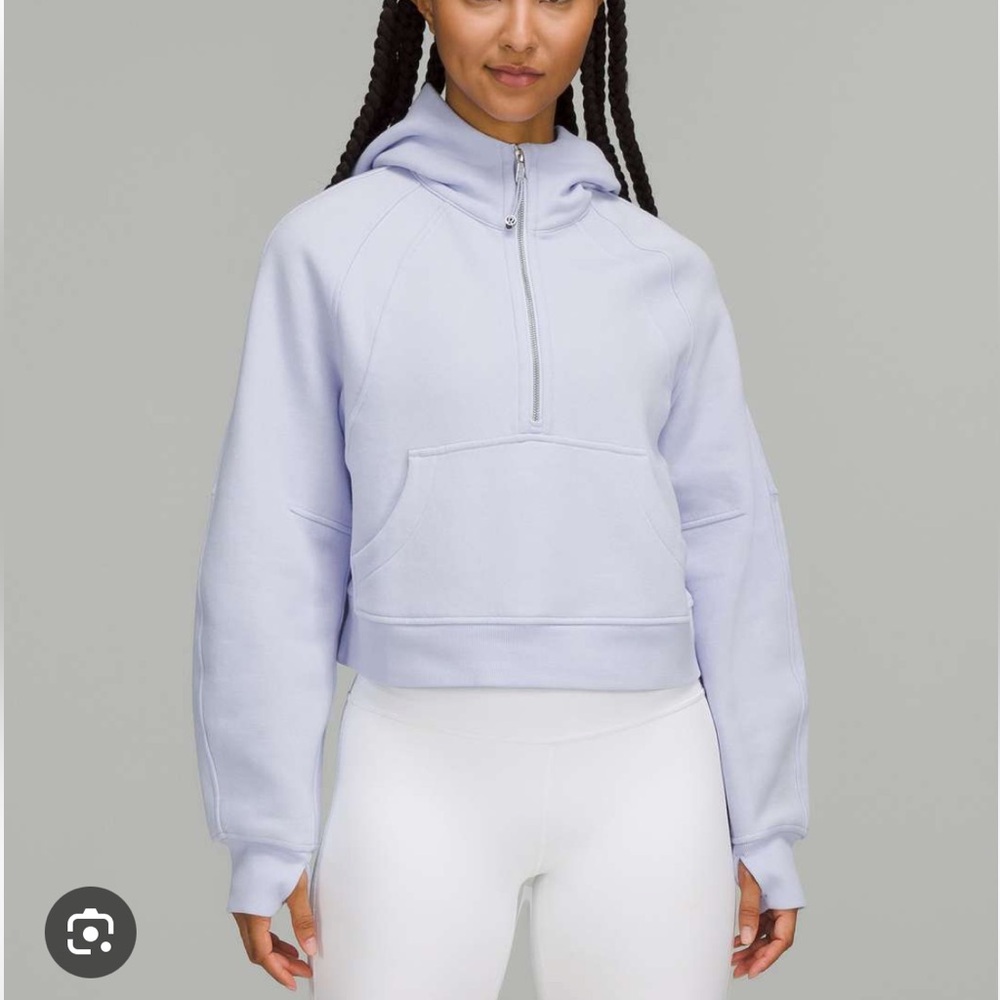 Lululemon cropped scuba hoodie